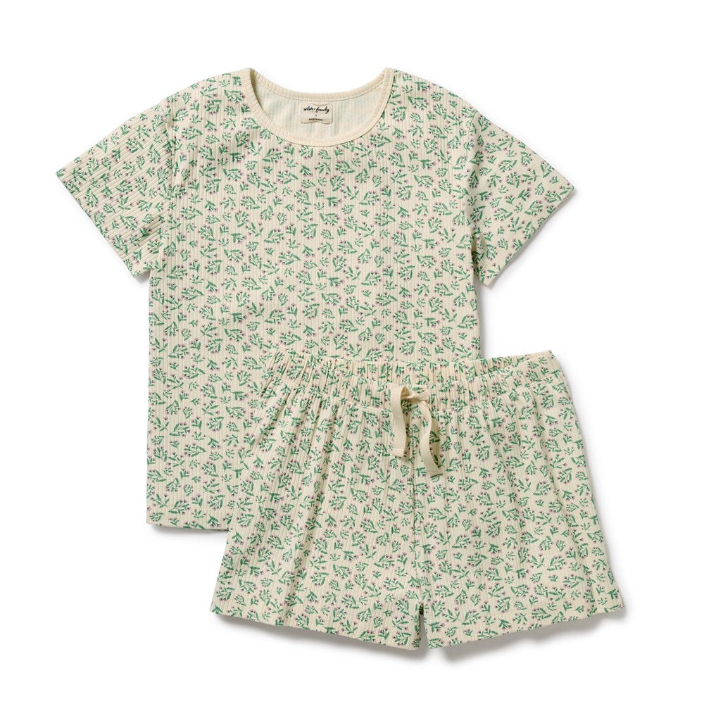 Periwinkle Organic Women's Short Sleeved Pyjamas