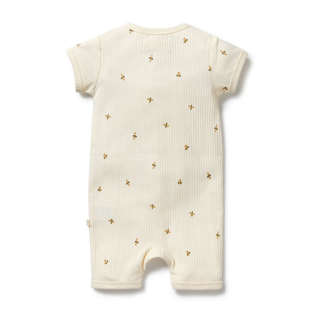 Bee Mine Organic Boyleg Zipsuit