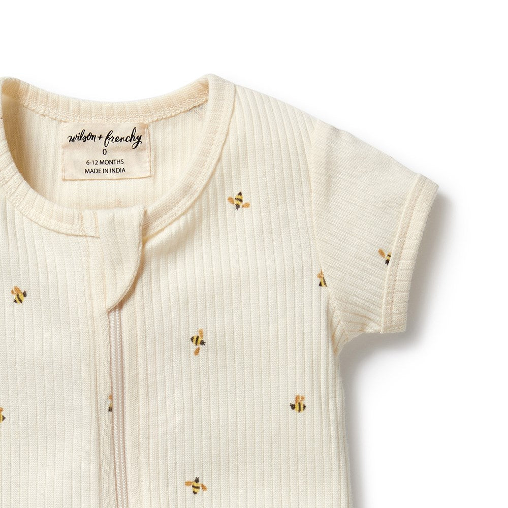 Bee Mine Organic Boyleg Zipsuit