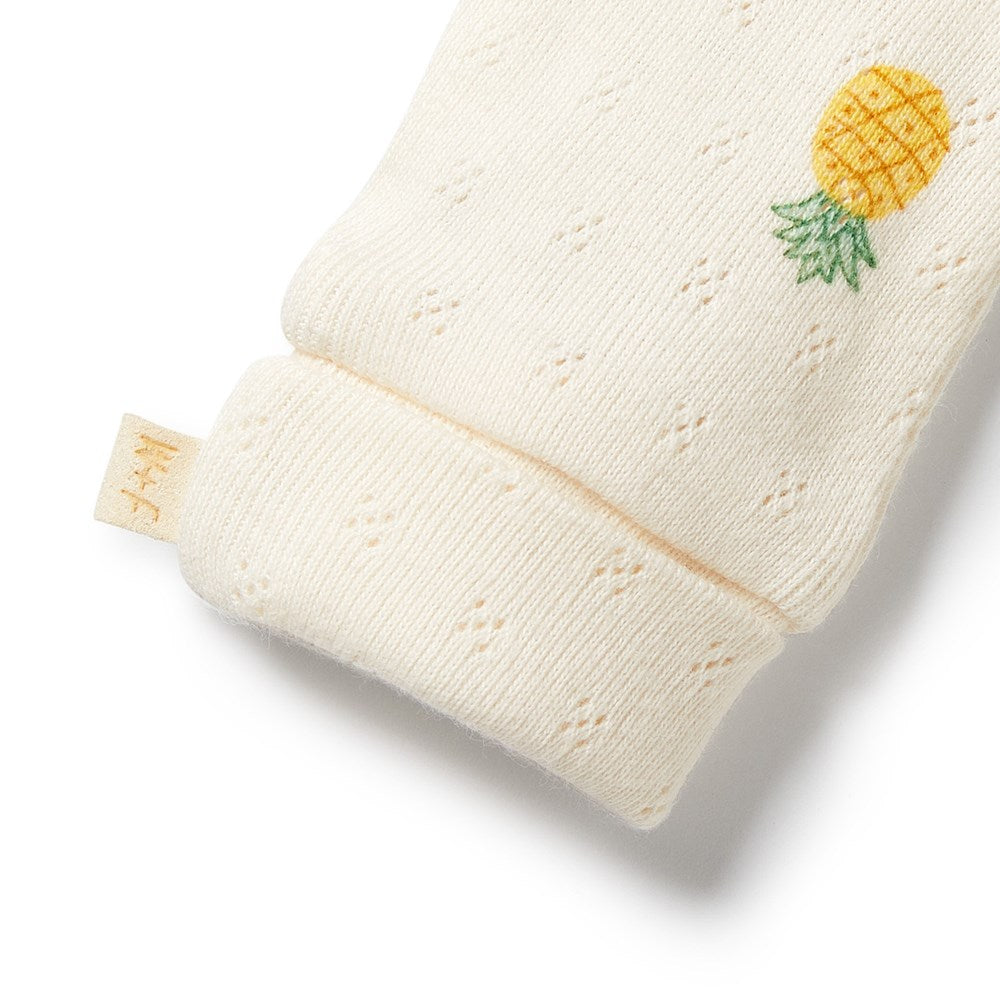 Piney Pals Organic Pointelle Mittens