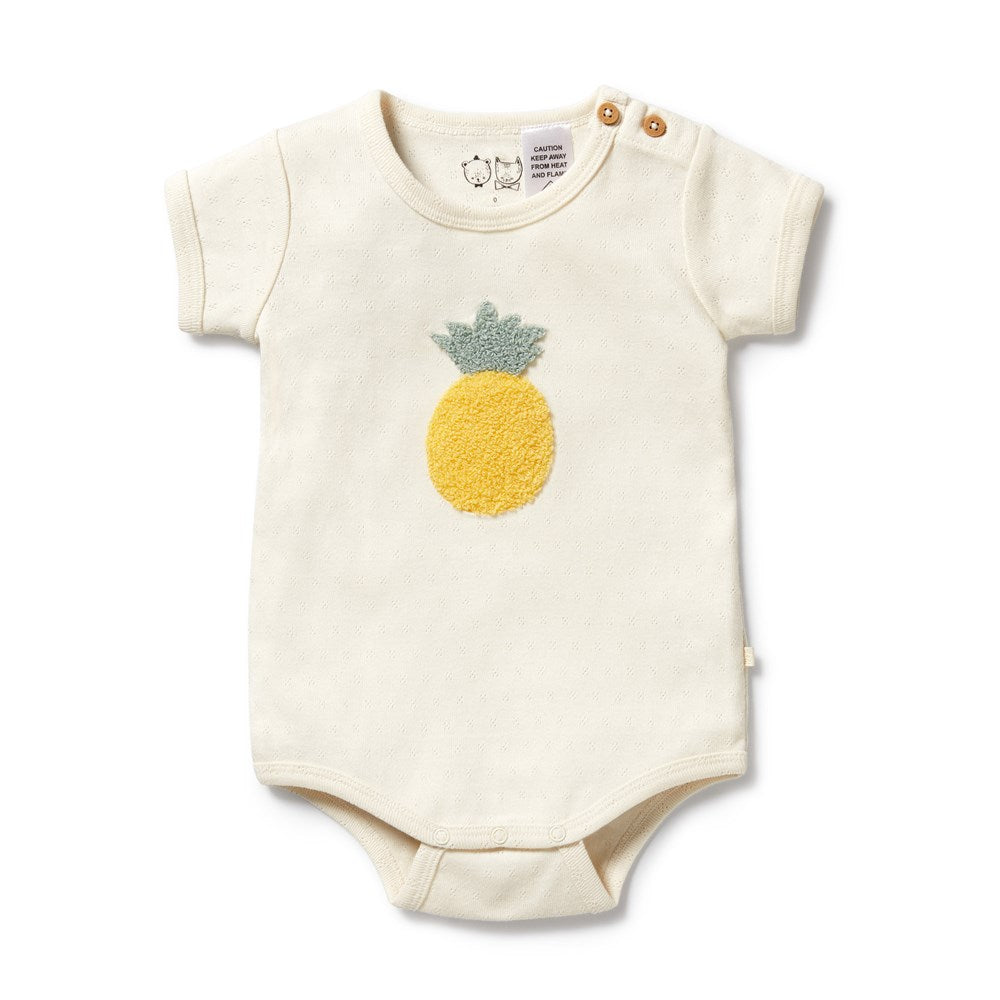 Piney Pals Organic Pointelle Bodysuit
