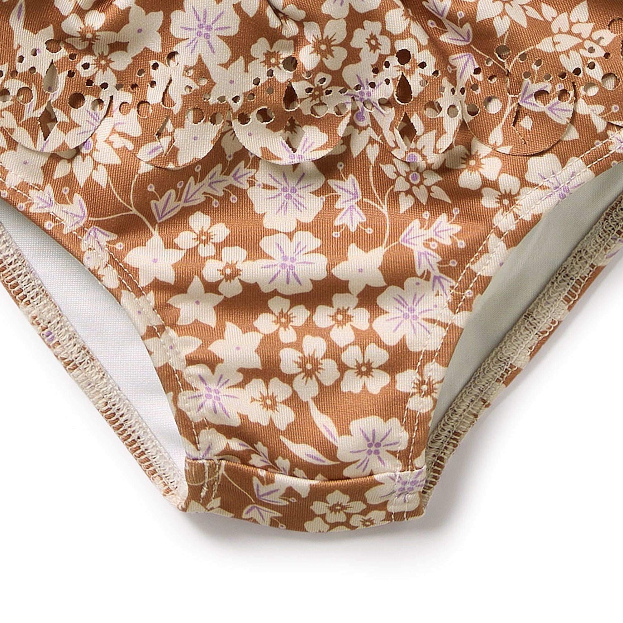 Hazel Floral Cutwork Rashie Swimset