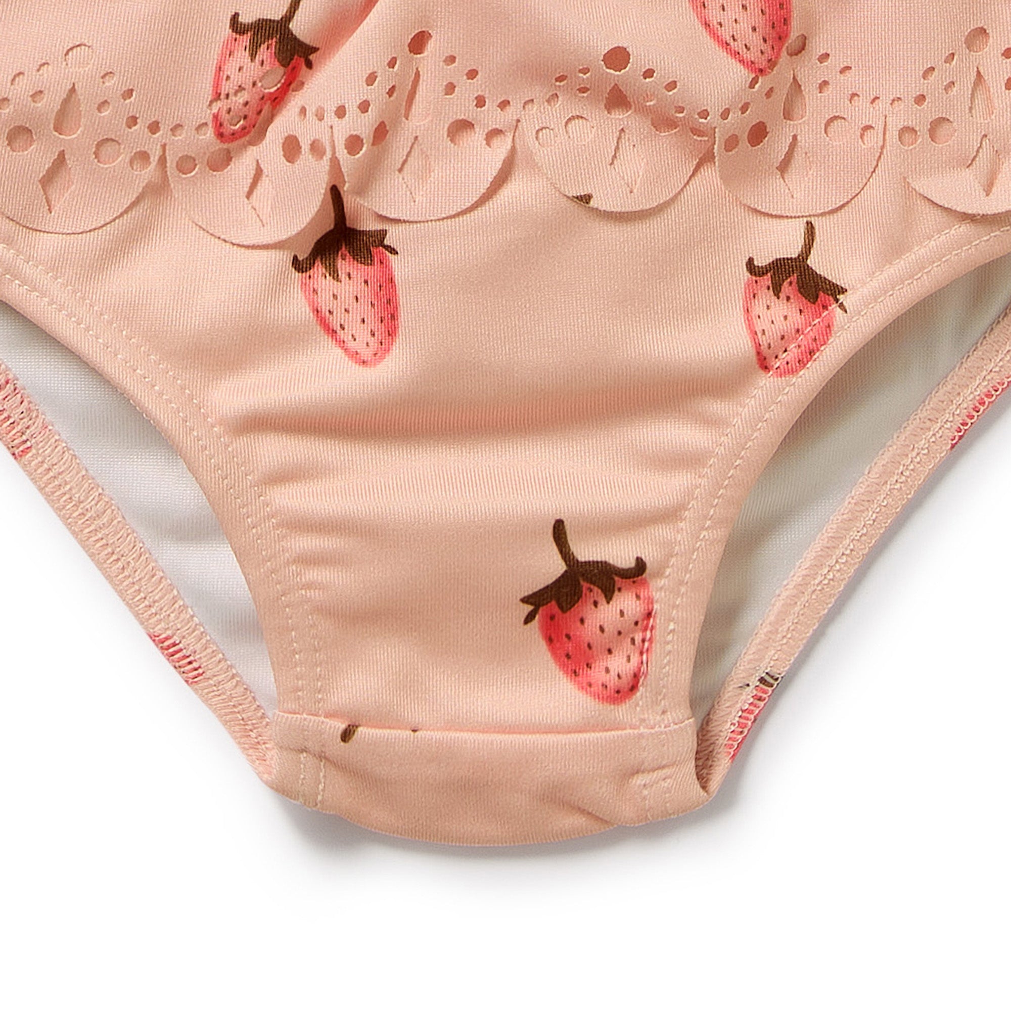Strawberry Kisses Cutwork Rashie Swimset