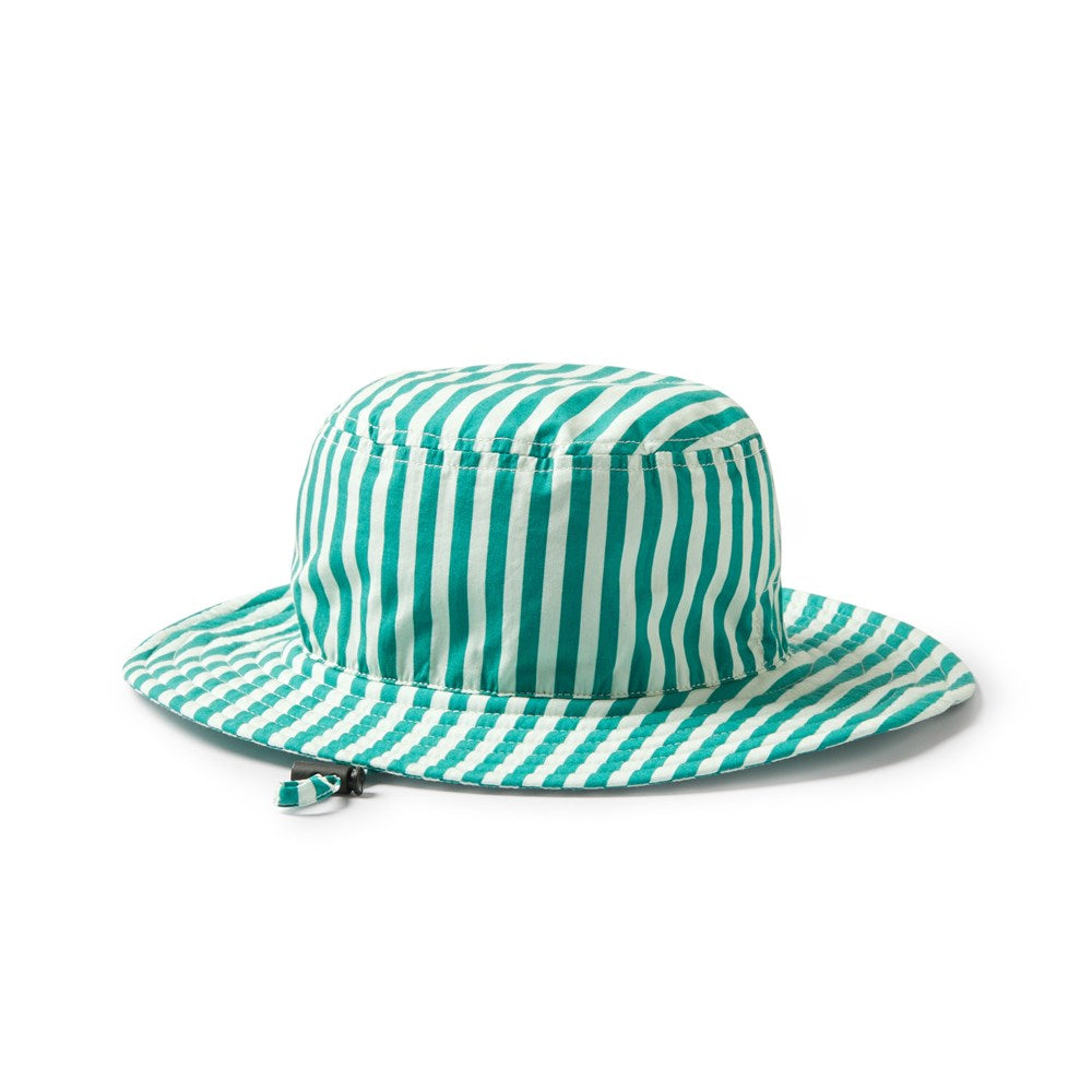 Green Bean Stripe Sun Hat