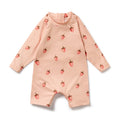 Strawberry Kisses One Piece Boyleg Swimsuit