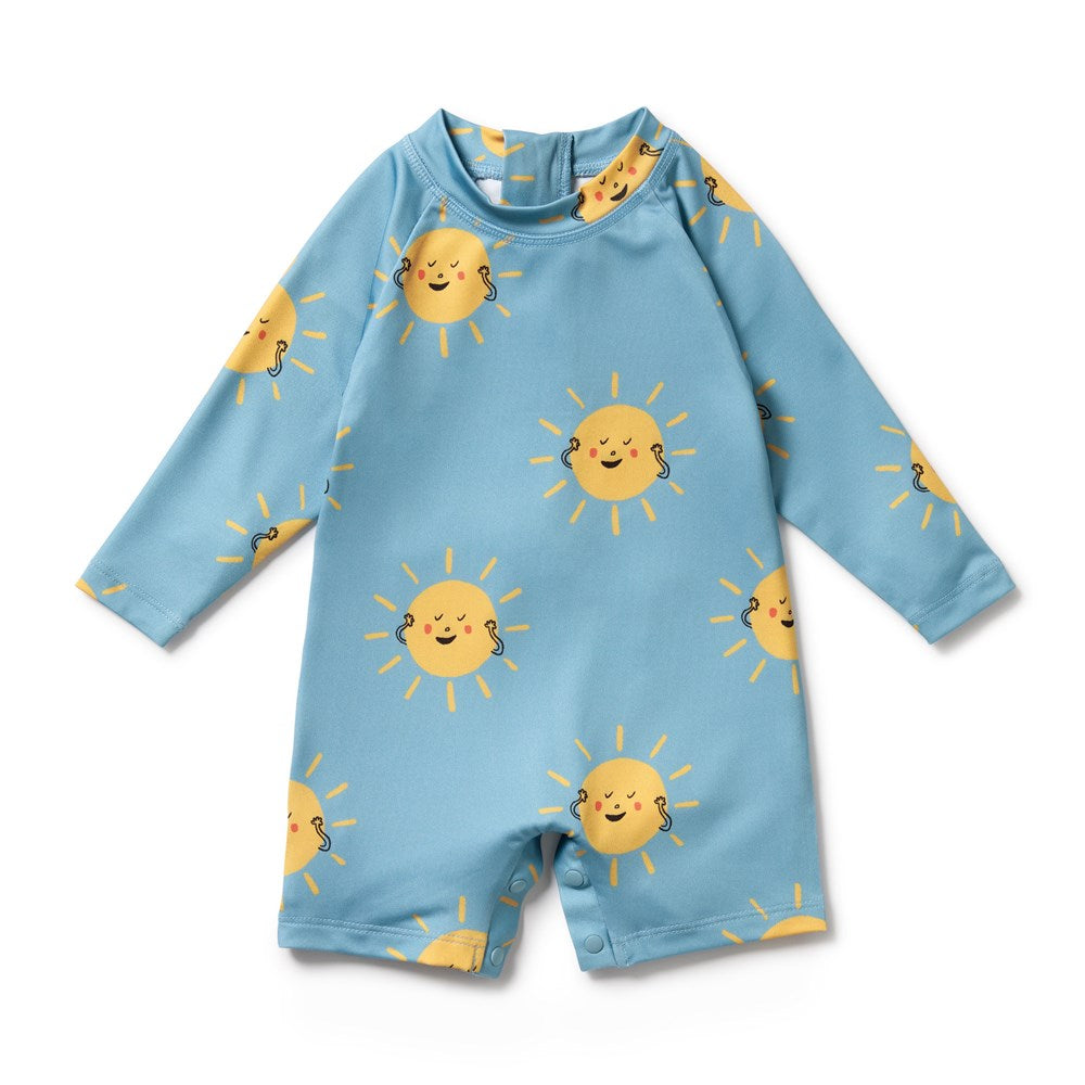 Sunny Days One Piece Boyleg Swimsuit