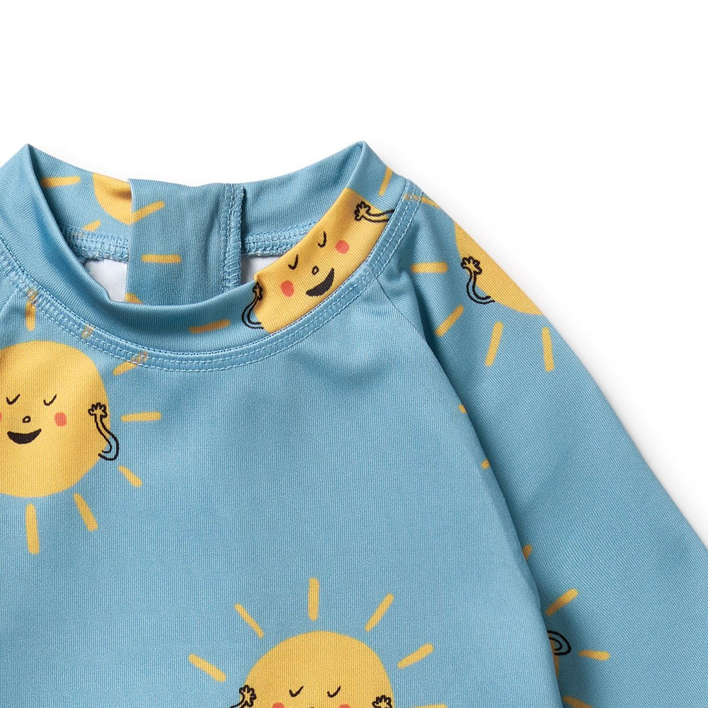 Sunny Days One Piece Boyleg Swimsuit