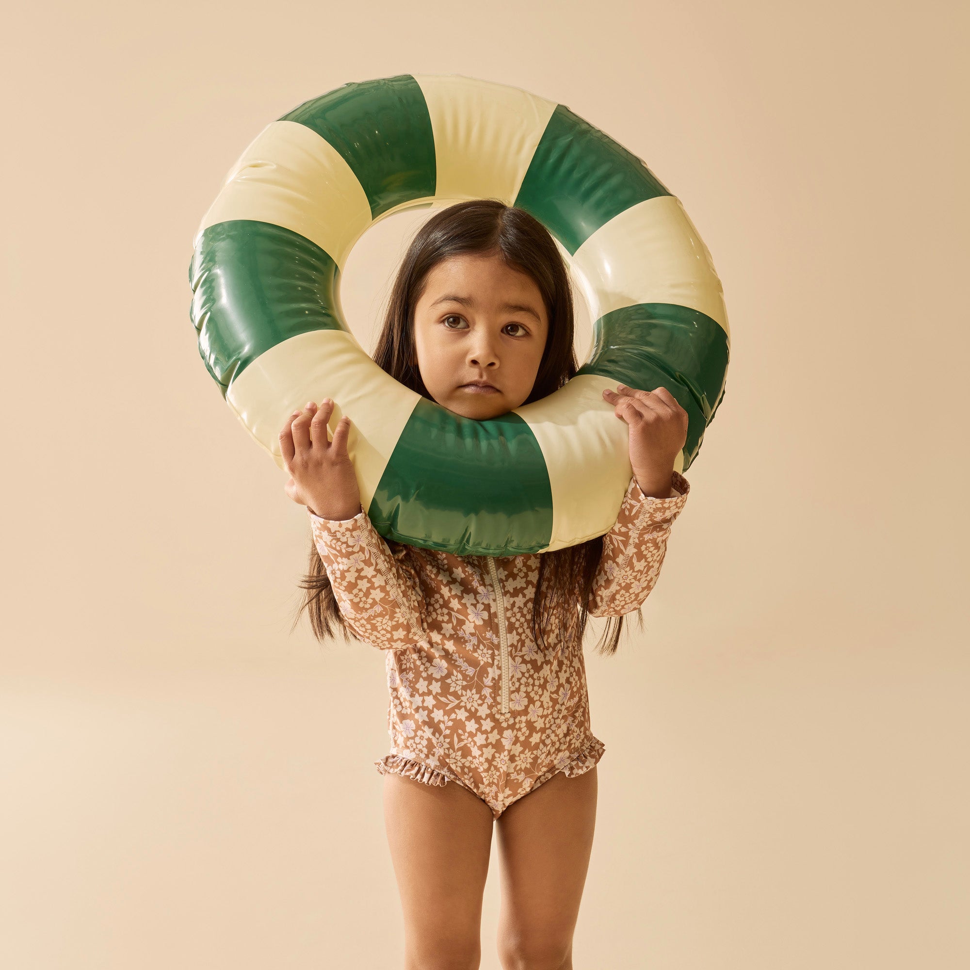 Hazel Floral Long Sleeved Swimsuit