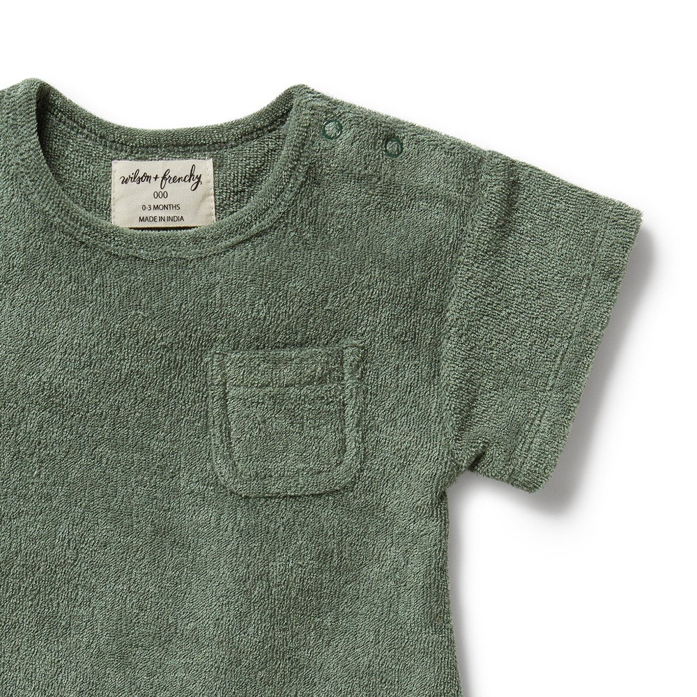 Moss Organic Terry Growsuit