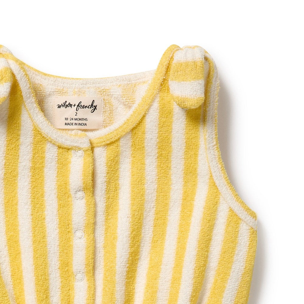 Honey Wave Organic Terry Playsuit