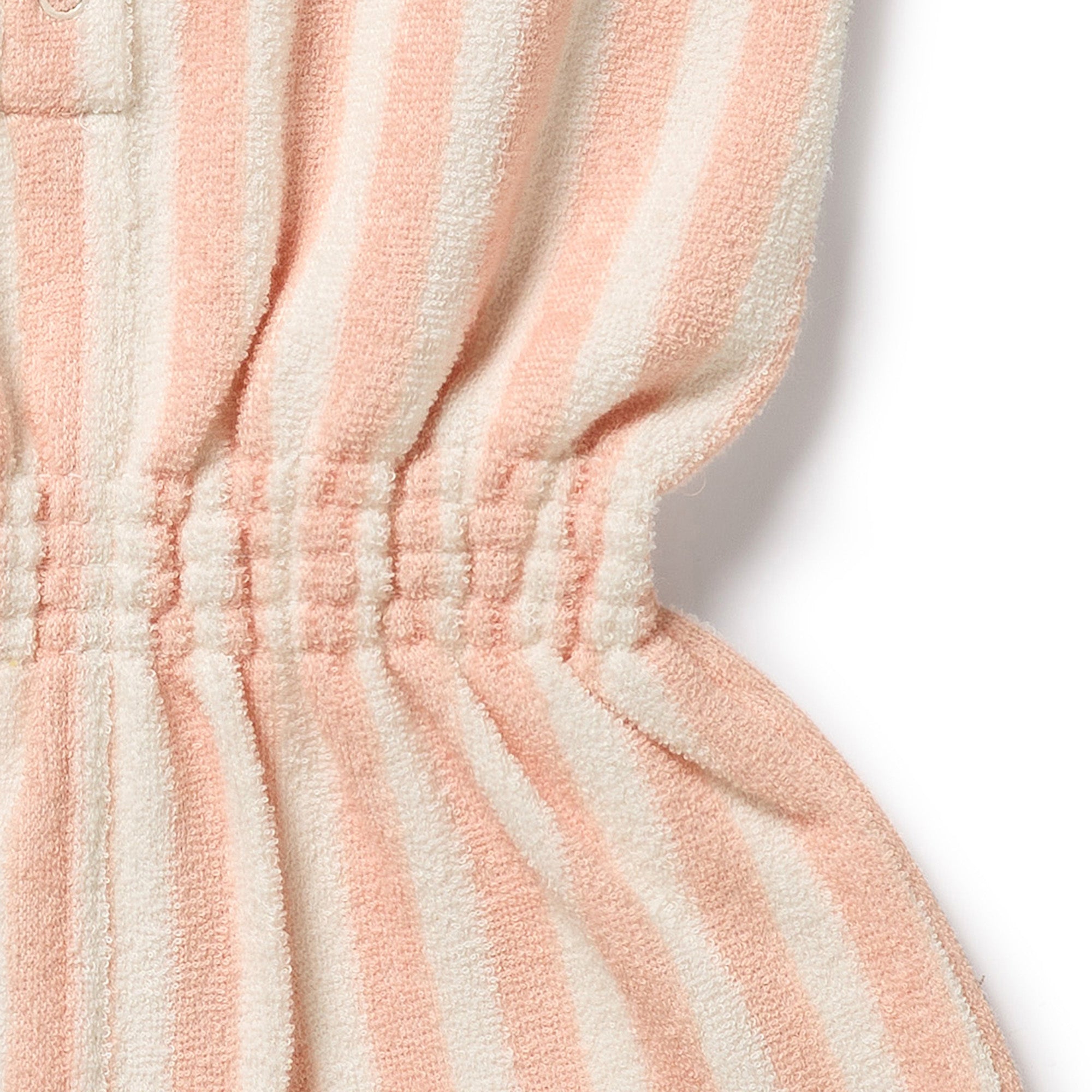 Strawberry Wave Organic Terry Playsuit