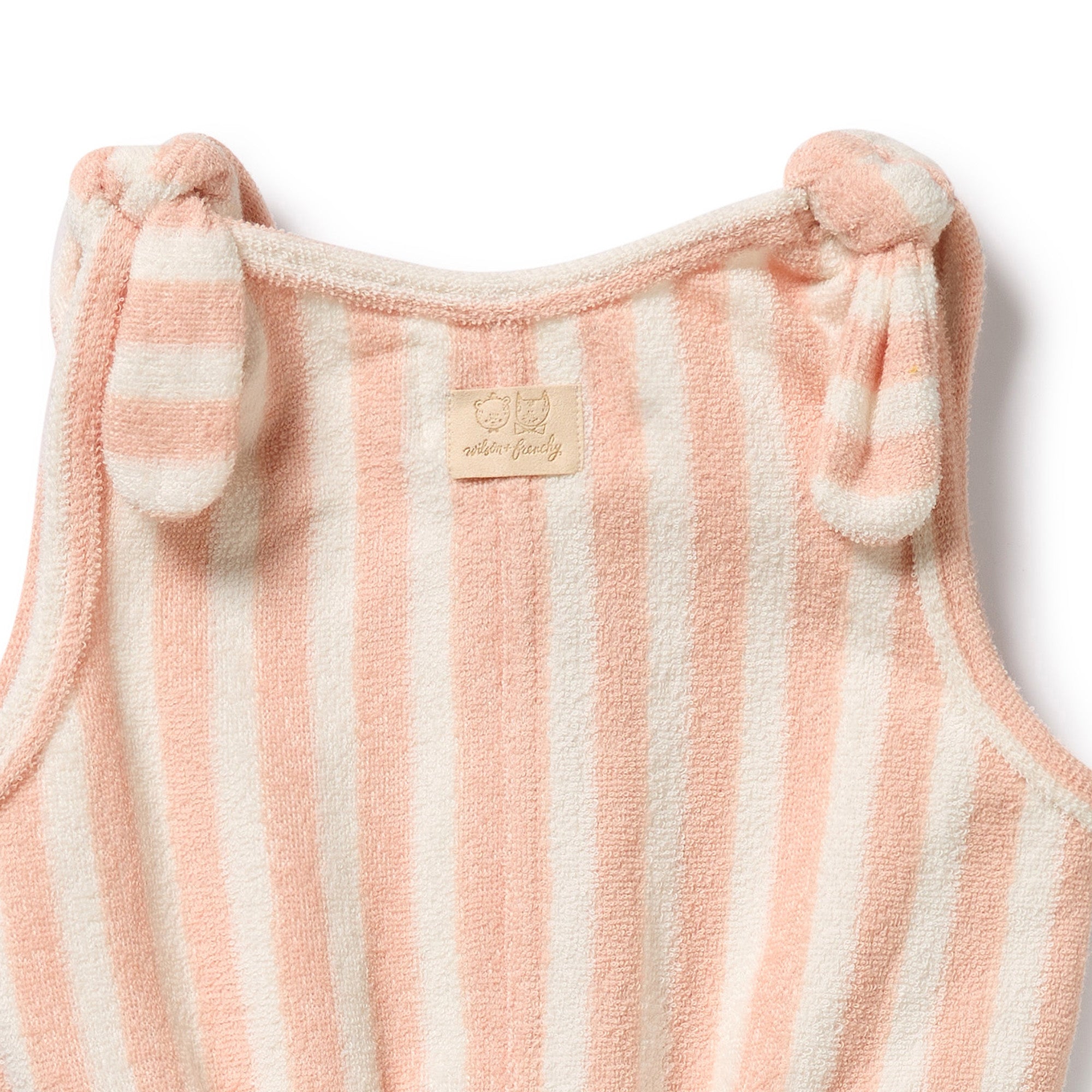 Strawberry Wave Organic Terry Playsuit