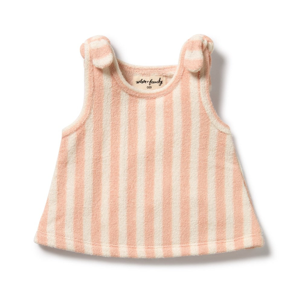 Strawberry Wave Organic Terry Singlet