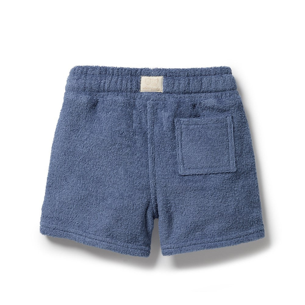 Deep Blue Organic Terry Short