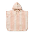 Strawberry Wave Organic Terry Hooded Poncho