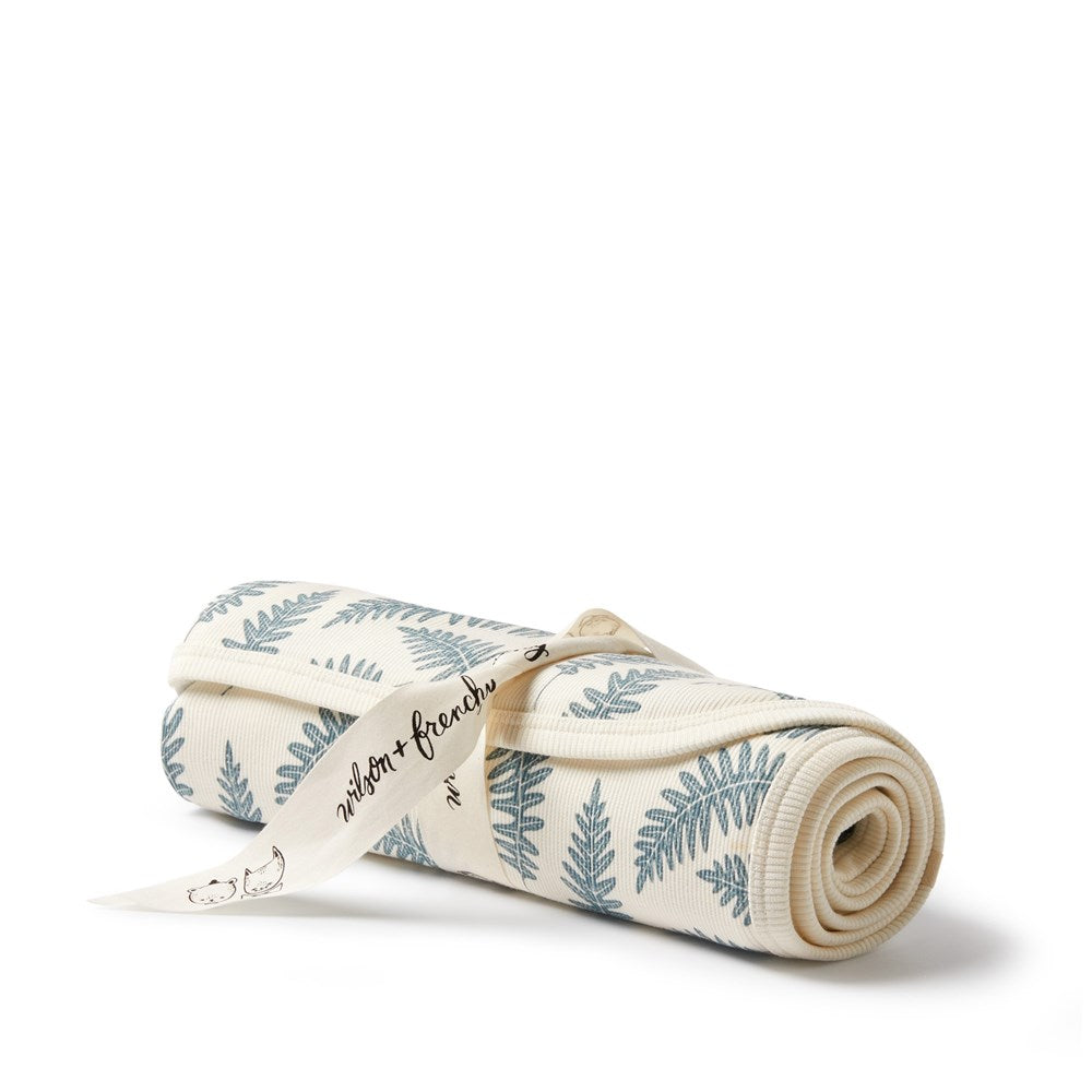 Little Fronds Organic Bunny Rug