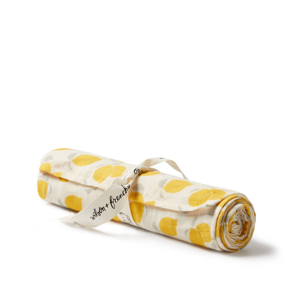 Lemon Drop Organic Muslin