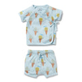 Frosty Friends Organic Kimono Set