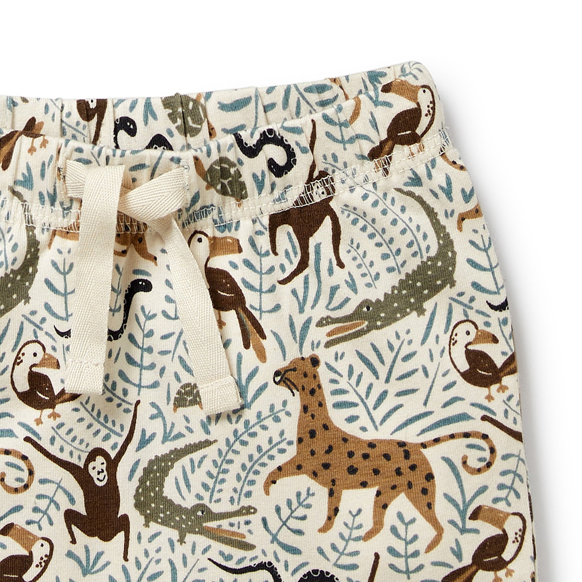 Mini Jungle Organic Kimono Set