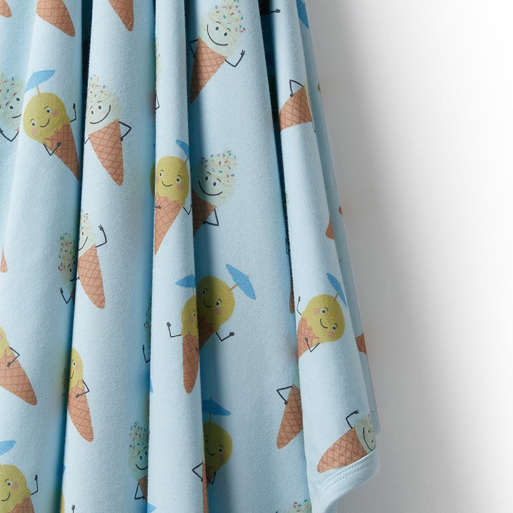 Frosty Friends Organic Bunny Rug