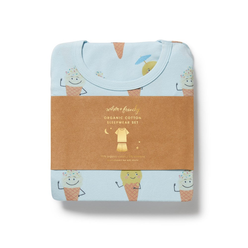 Frosty Friends Organic Short Sleeved Pyjamas