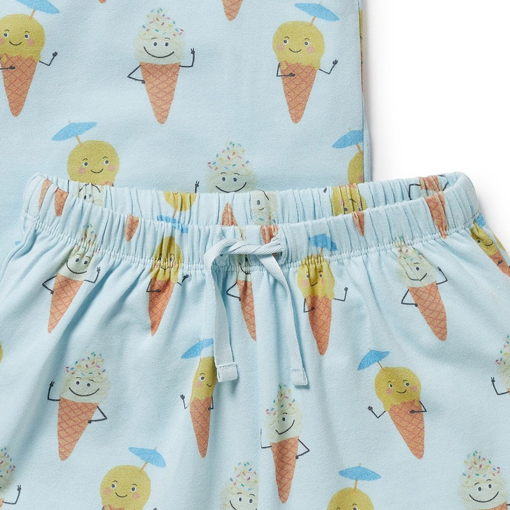 Frosty Friends Organic Short Sleeved Pyjamas