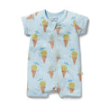 Frosty Friends Organic Boyleg Zipsuit