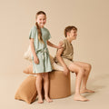 Mint Organic Dyed Short Sleeved Pyjamas