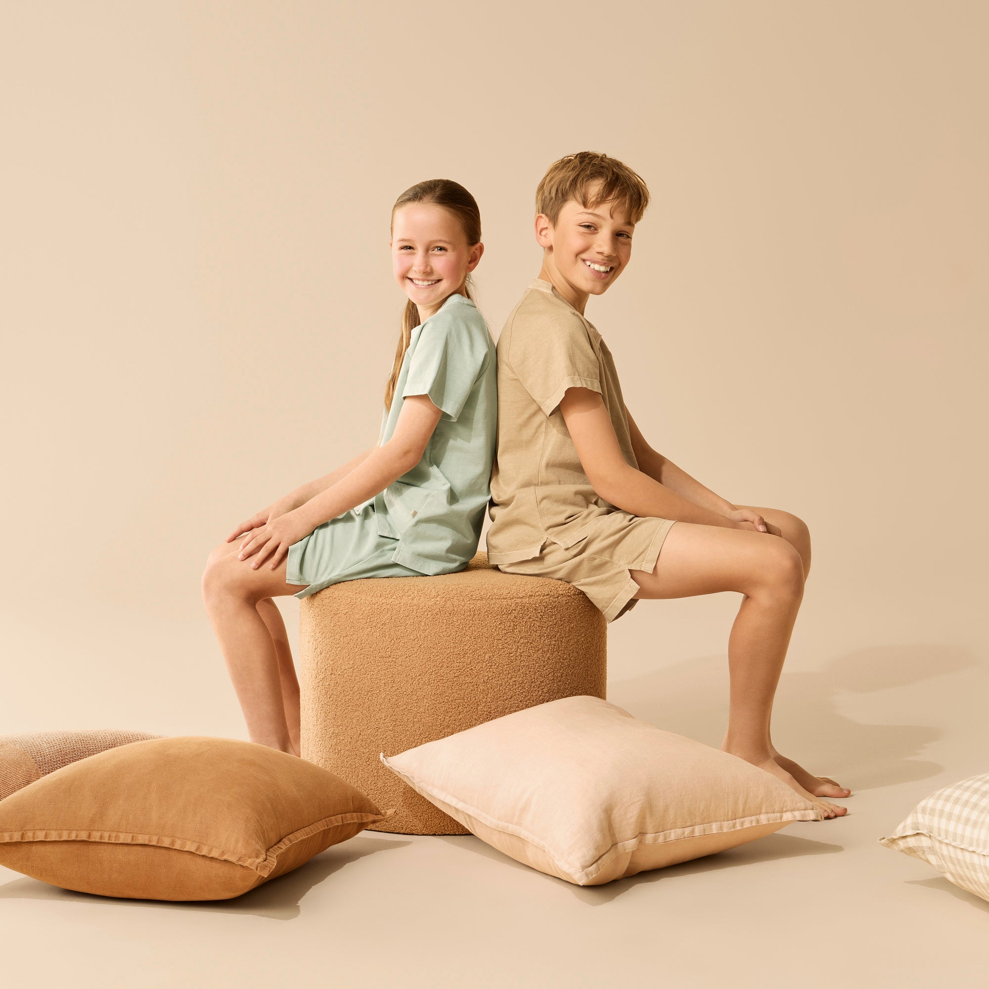 Sahara Organic Dyed Short Sleeved Pyjamas