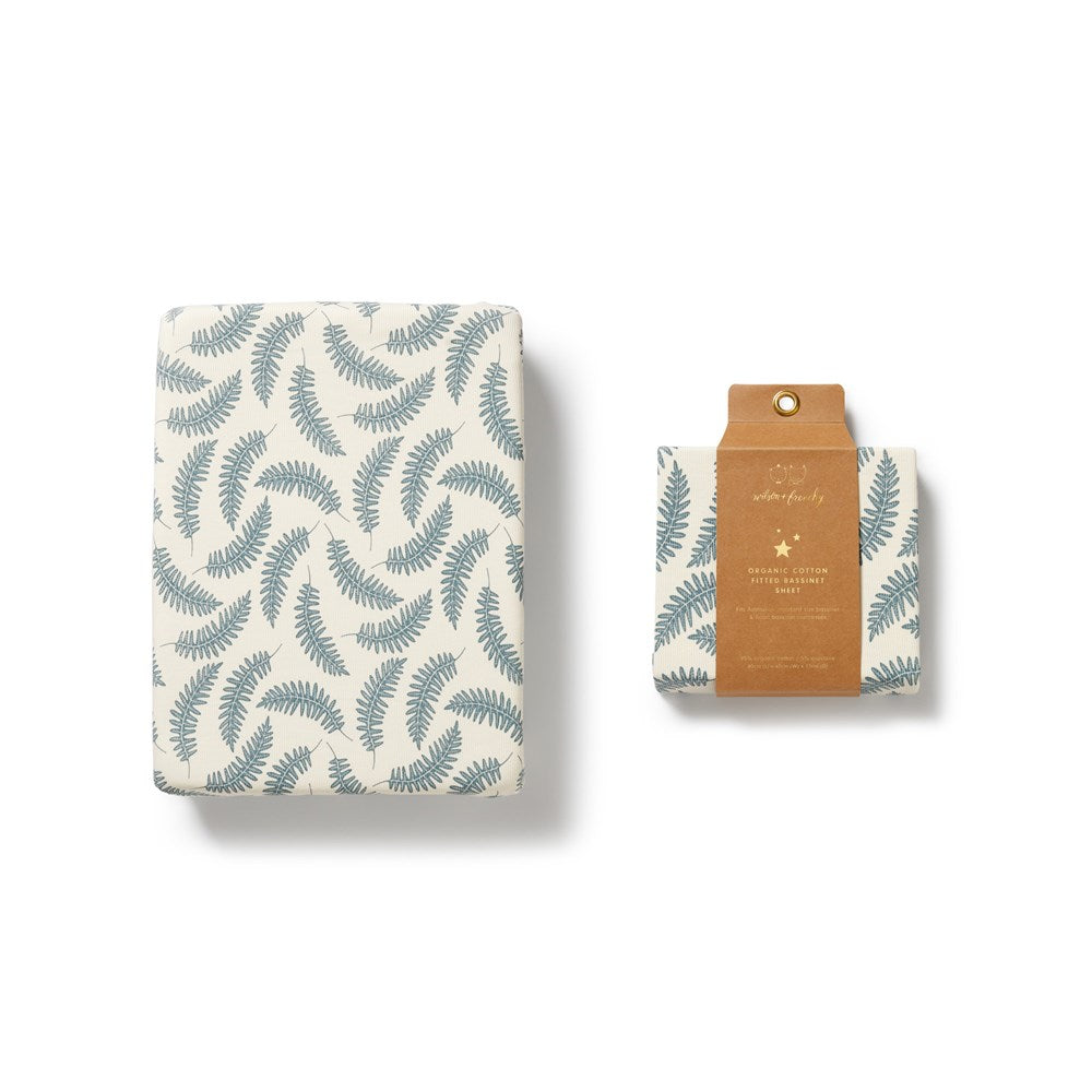 Little Fronds Organic Bassinet Sheet