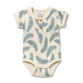Little Fronds Organic Henley Bodysuit