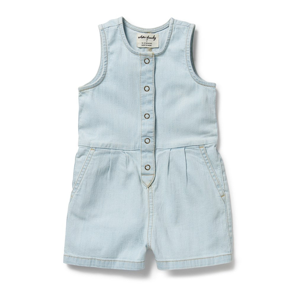 Organic Denim Jumpsuit