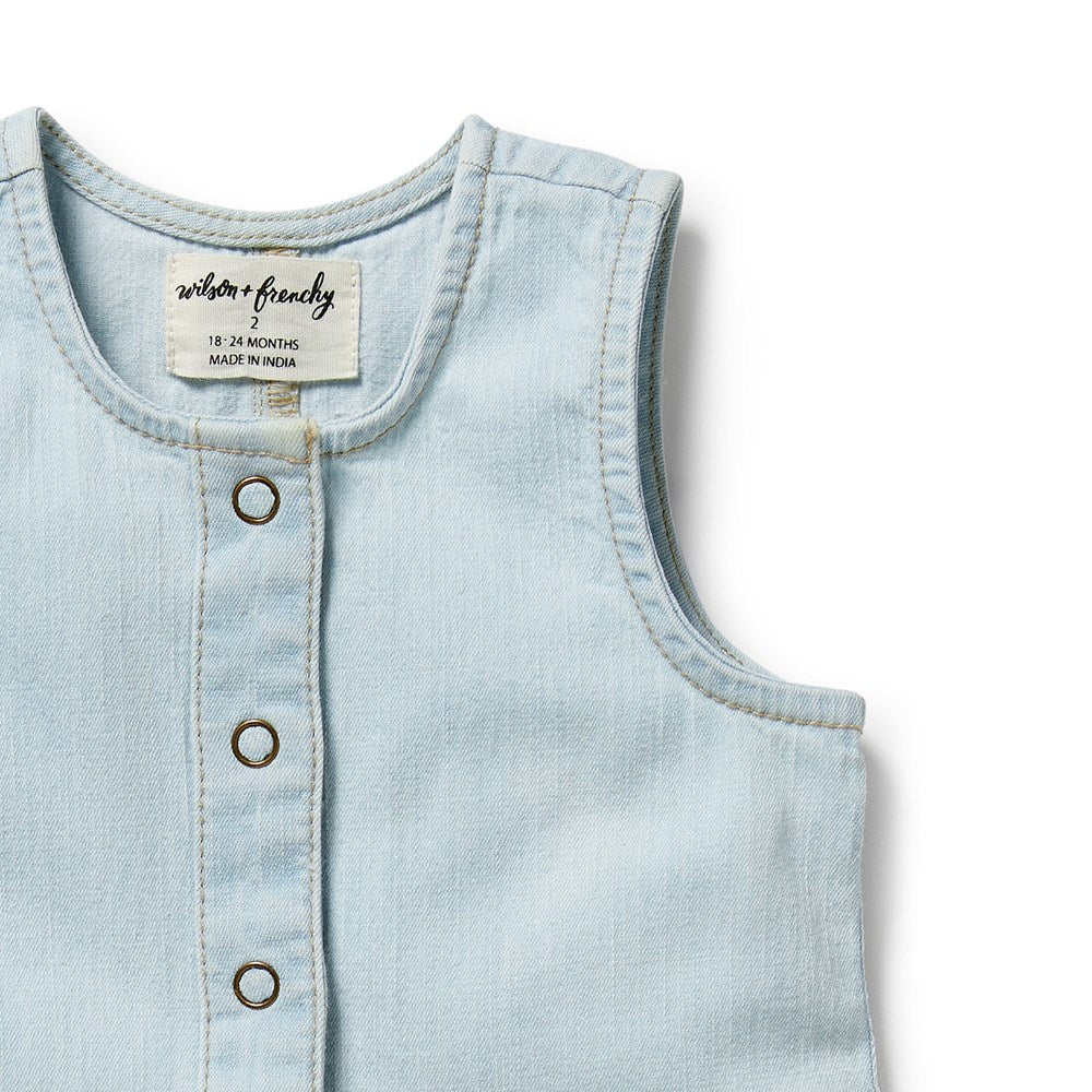 Organic Denim Jumpsuit