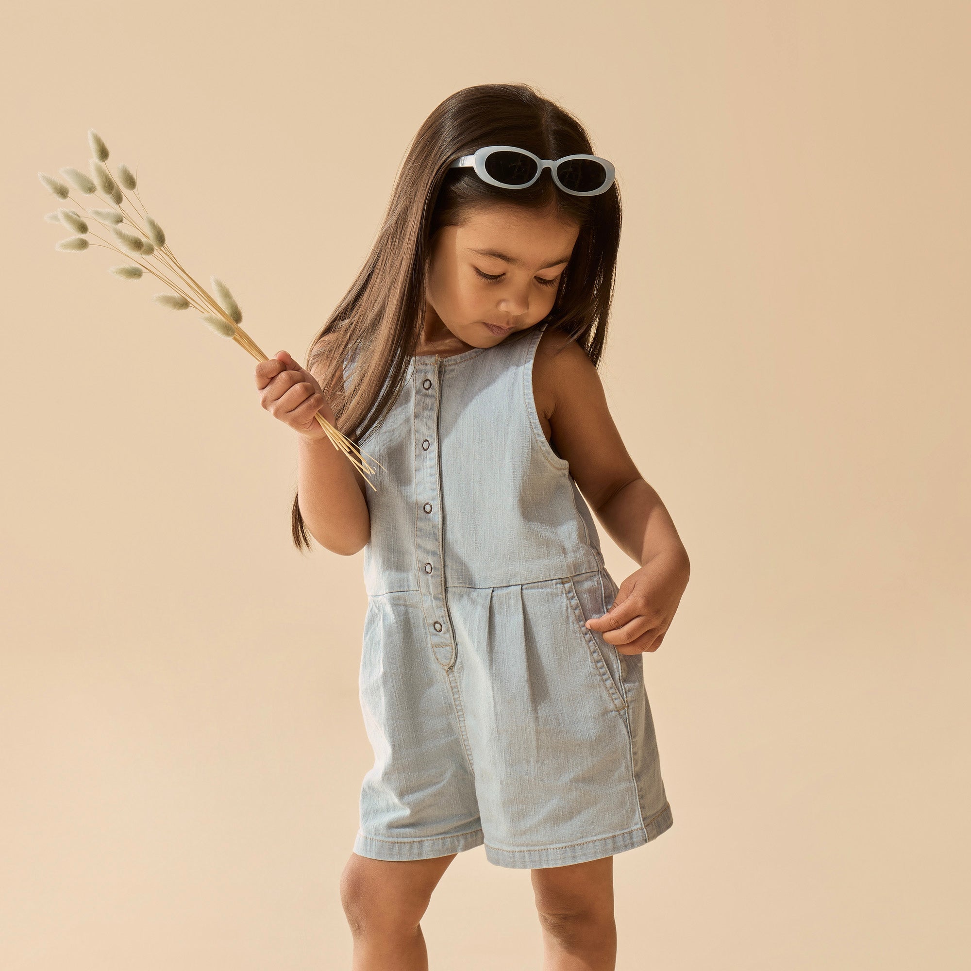 Organic Denim Jumpsuit