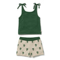 Fleur Organic Knitted Jacquard Set