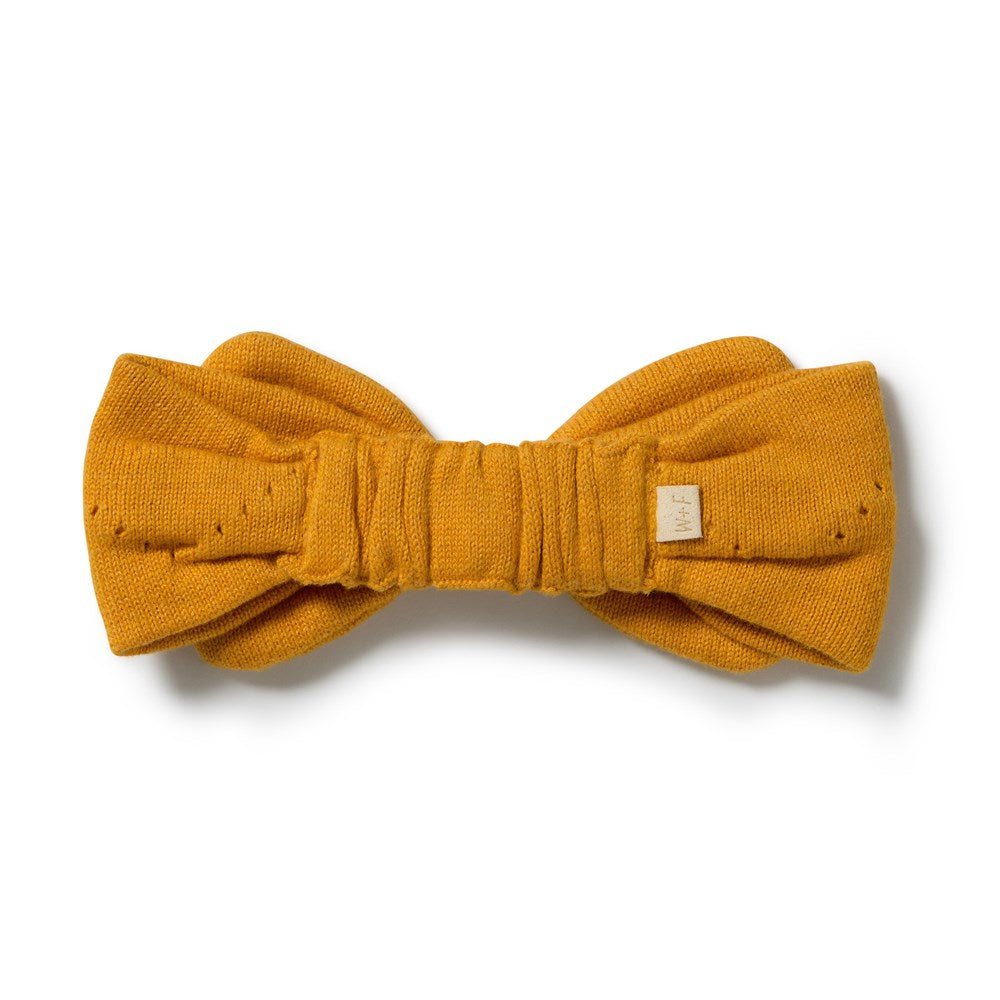 Marmalade Organic Knitted Pointelle Headband