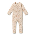 Little Lady Bugs Organic Zipsuit with Feet
