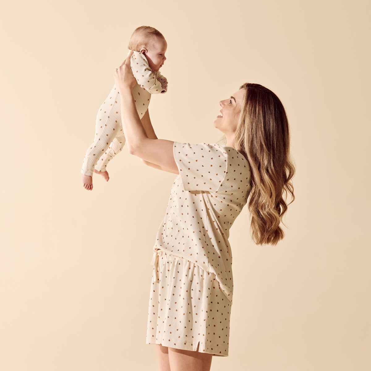 Little Lady Bugs Organic Womens Short Sleeved Pyjamas