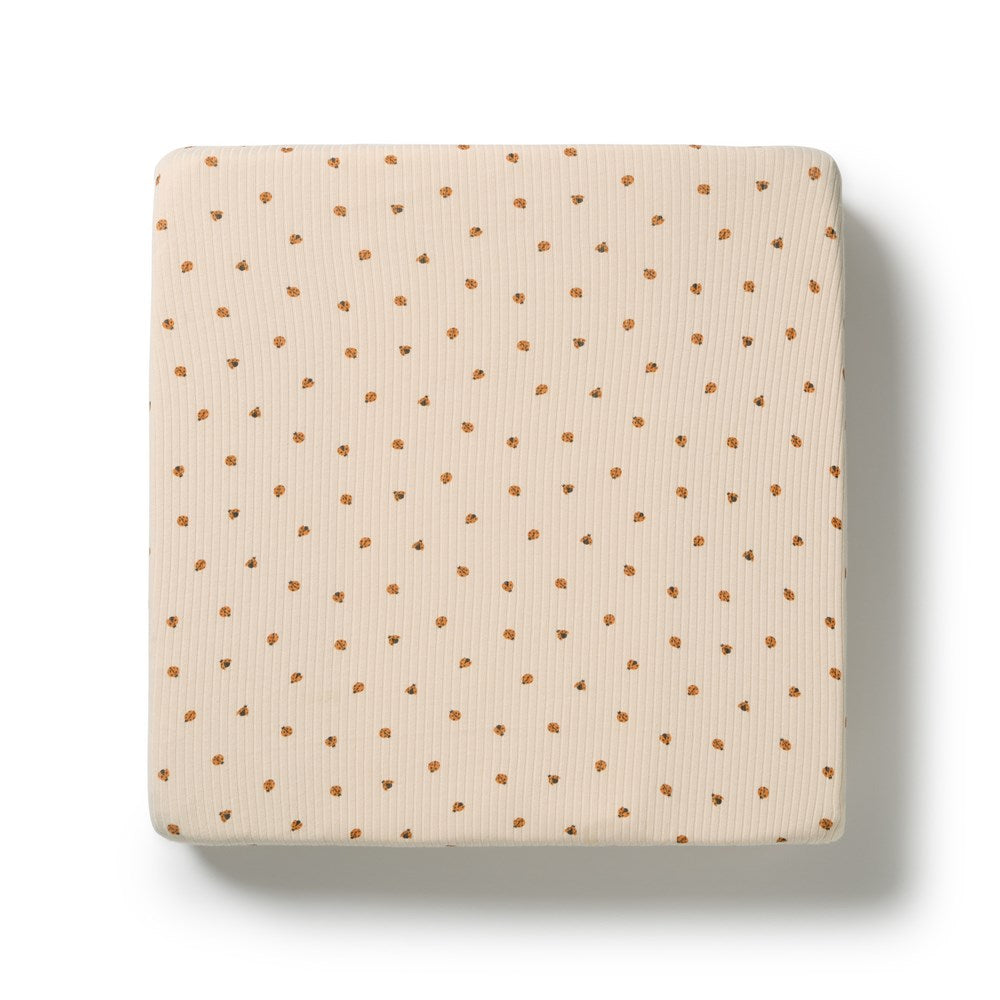 Little Lady Bugs Organic Cot Sheet