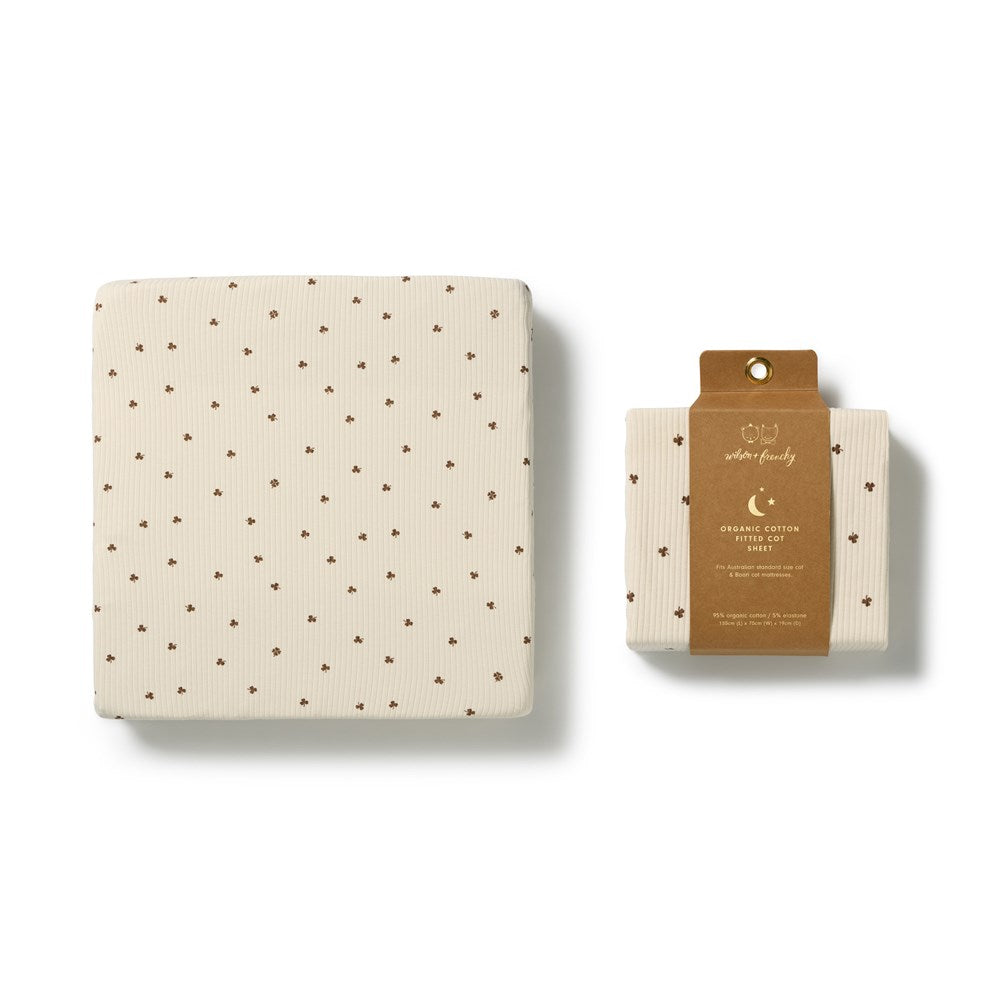 My Lucky Charm Organic Cot Sheet