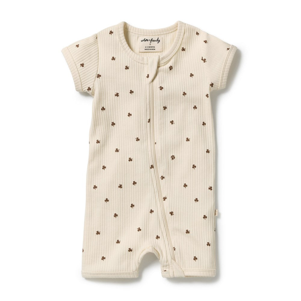 My Lucky Charm Organic Boyleg Zipsuit