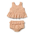 Checkerberry Organic Crinkle Ruffle Set