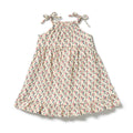 Little Blossom Organic Crinkle Ruffle Dress