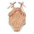 Checkerberry Cutwork Swimsuit