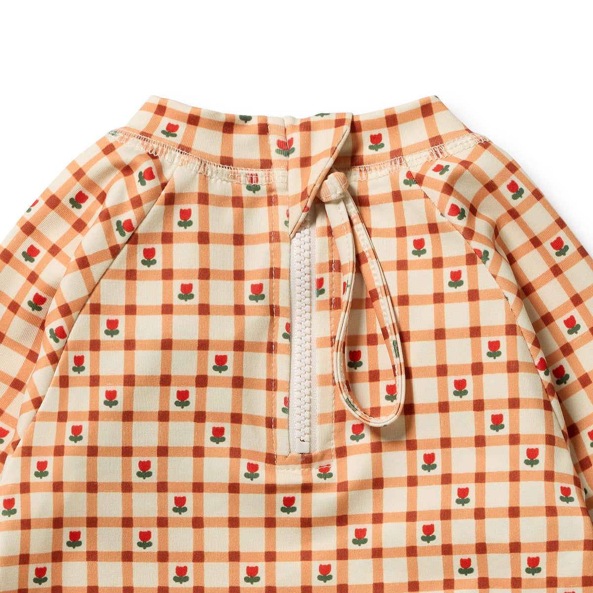 Checkerberry Cutwork Rashie Swimset