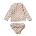 Little Blossom Cutwork Rashie Swimset