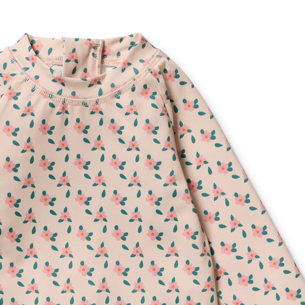Little Blossom Cutwork Rashie Swimset