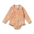 Checkerberry Long Sleeved Swimsuit