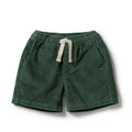 Moss Green Organic Cord Short