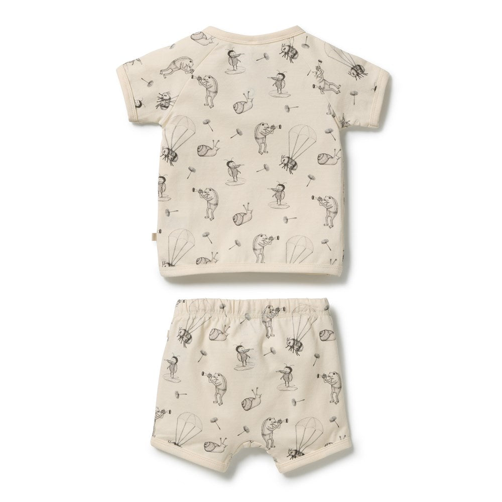 Whispering Willows Organic Kimono Set
